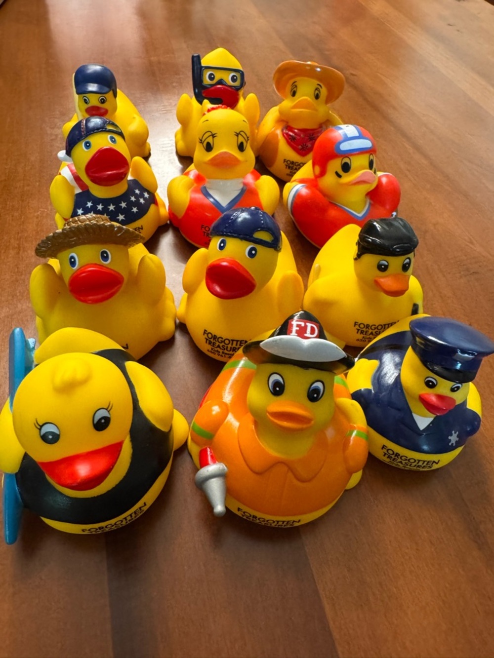Rubber Duck Collection Set of 12 - in assorted characters